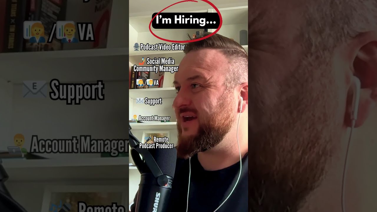 Surprise. I'm hiring.