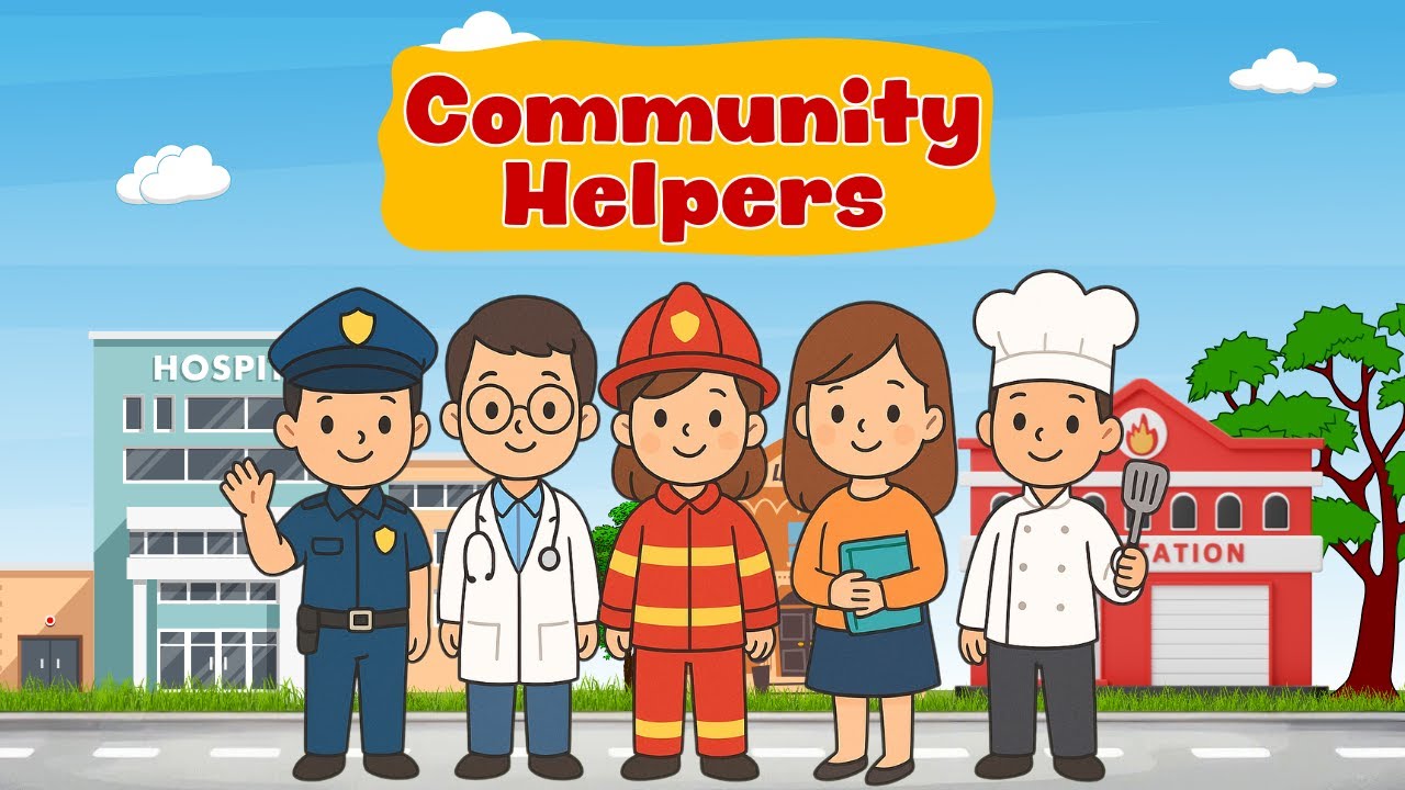 Community Helpers for Kids | Different Kinds of Jobs | Community Workers | Jobs and Occupations