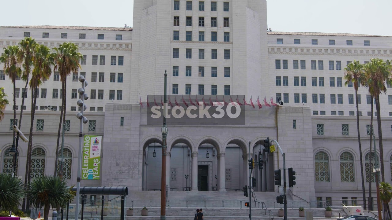 City Hall Building In Downtown Los Angeles, California, USA