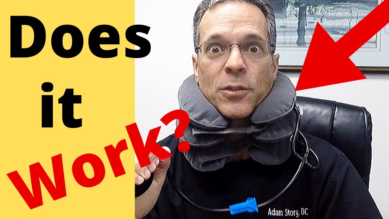 Neck Traction Device for Neck Pain and Pinched Nerve