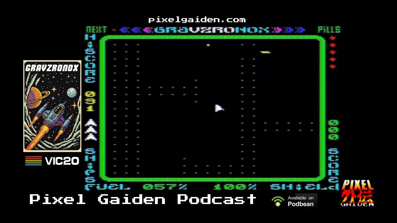 | GRVAZONOX | - VIC20+32K game from Mika 'MISFIT' Keränen - Superb Thrust, Gravitar type game.