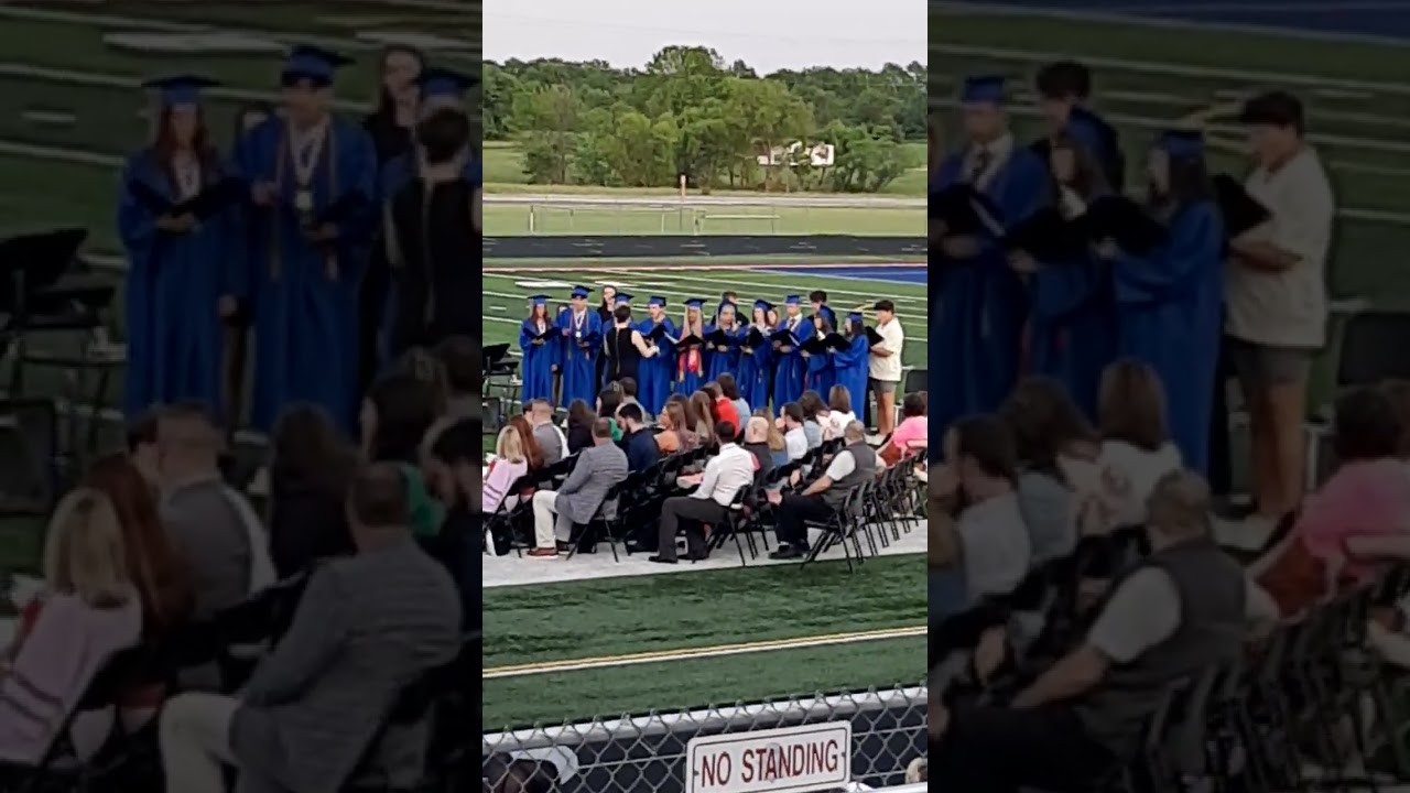 20240516 Kaidance singing in choir at her high school graduation 