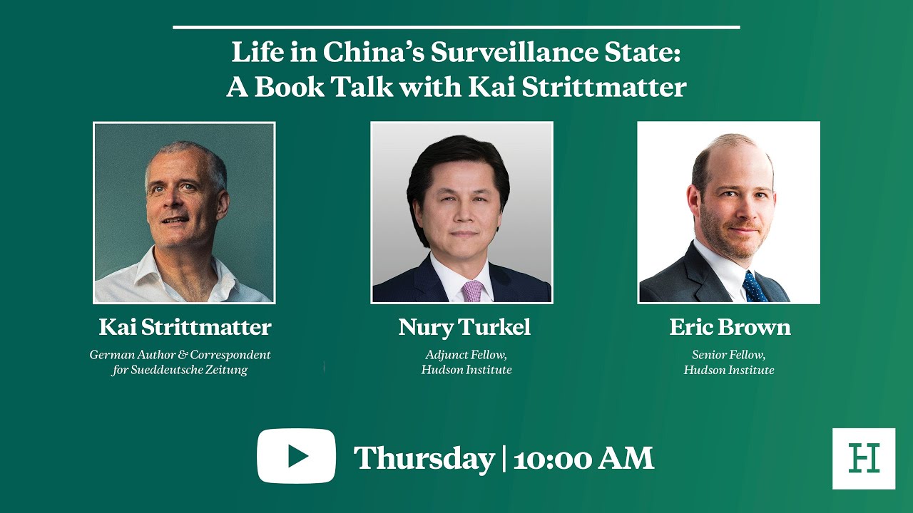 Life in China’s Surveillance State: A Book Talk with Kai Strittmatter
