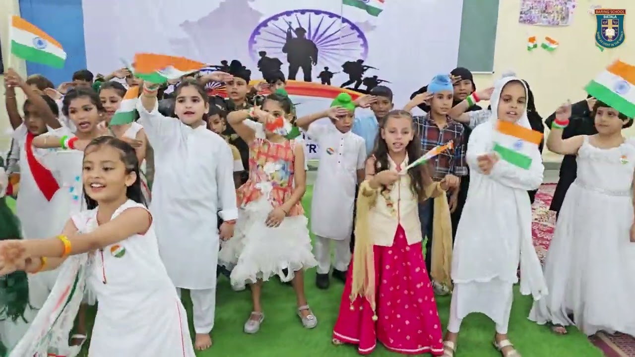 INDEPENDENCE DAY CELEBRATION BY PRIMARY BLOCK, BARING SCHOOL, BATALA