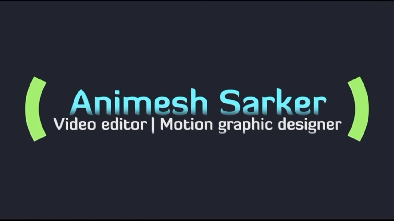 Animation, VFX, Video Editing showreel  by Animesh