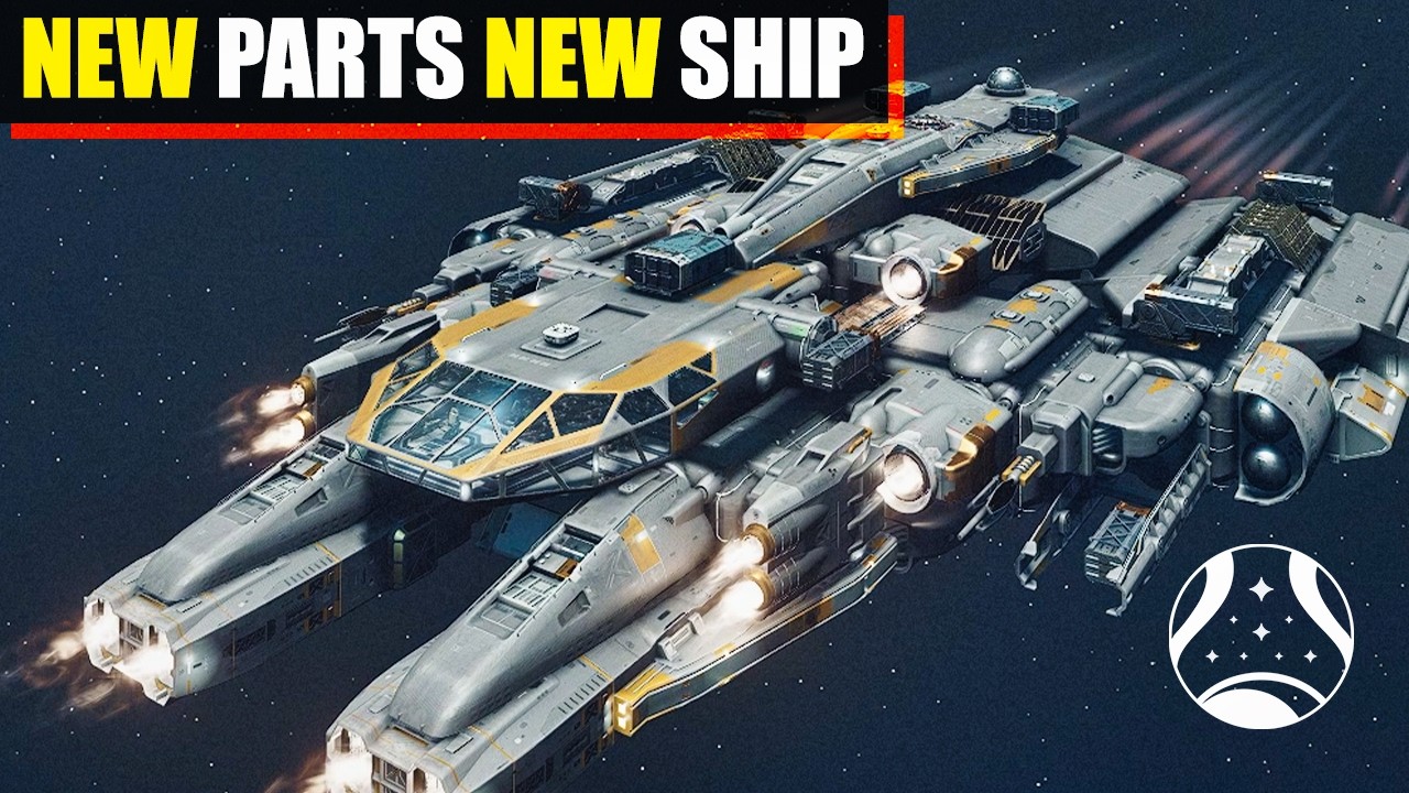 Новая кабина, двигатели, двухпалубные жилые модули &mdash; сборка корабля из DLC Terran Armada | Проект...