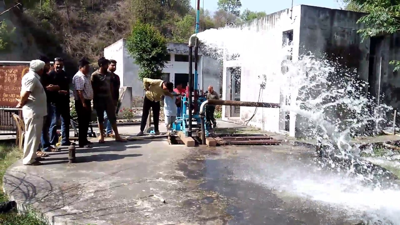 Percolation well cleaning at KUKANET village Distt Hoshiarpur PUNJAB