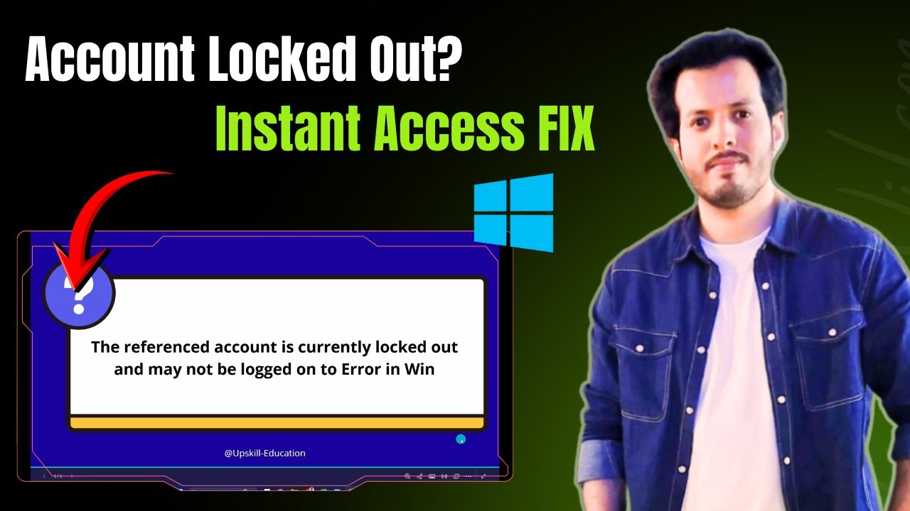 How To Fix “Referenced Account Is Currently Locked Out” Error in Windows 11/10 | Step-By-Step