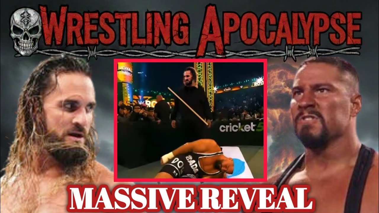 UNSEEN CAMERA ANGLE SHOWS SETH ROLLINS WAS THE MASKED MAN WHO ATTACKED BRON BREAKKER AT THE RUMBLE