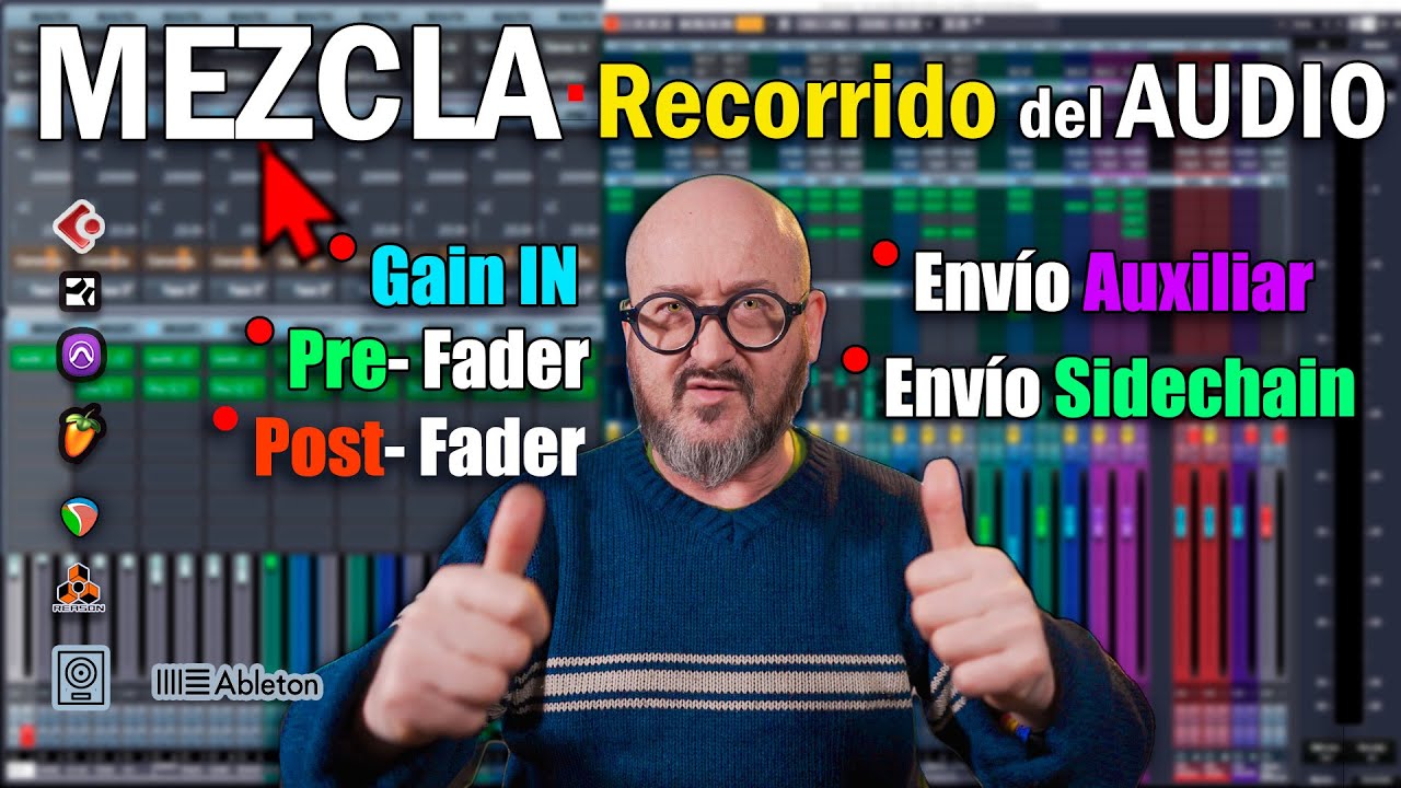 ENTIENDE Bien el RECORRIDO del AUDIO en tu DAW [Cubase Logic  Pro Tools Ableton  FL Studio…]