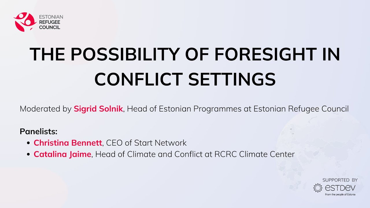 Tallinn Humanitarian Conference 2024 | The possibility of foresight in conflict settings