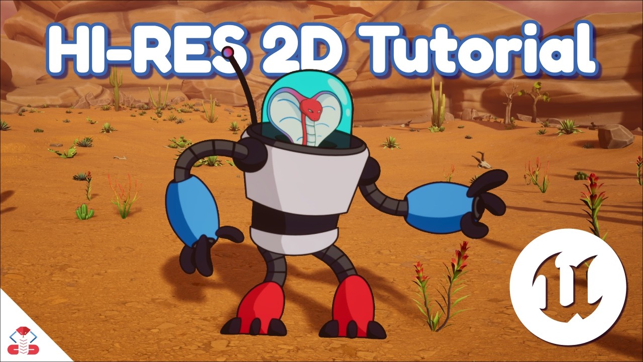 How to make High Resolution 2D Games in Unreal Engine 5