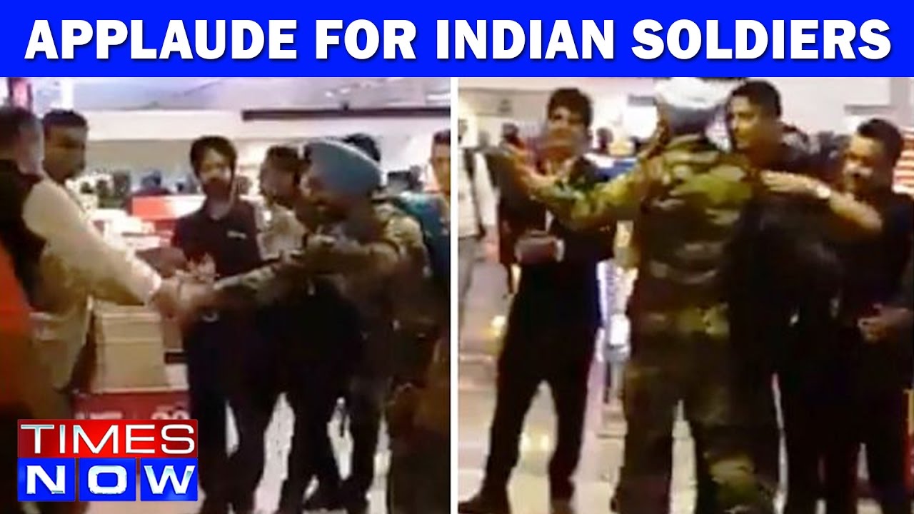 Indian Soldiers' Received With Applaud On Return From UN Peace Mission