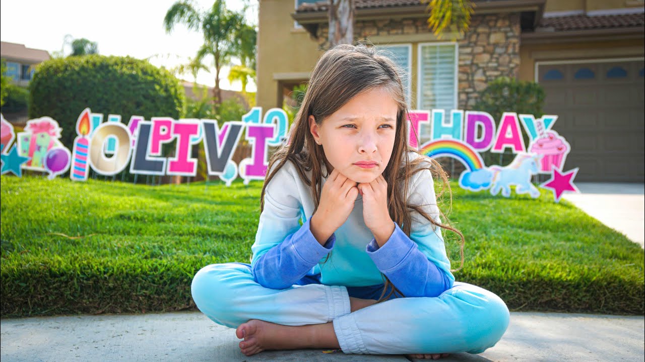 NO ONE SHOWED UP TO OLIVIA'S BIRTHDAY PARTY! CANCELED?!