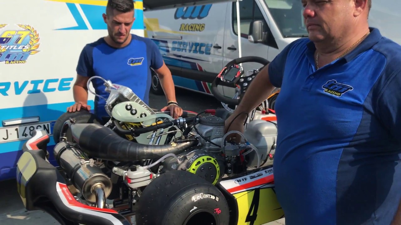 Warm up engine, CIK-FIA European Champs, Lonato