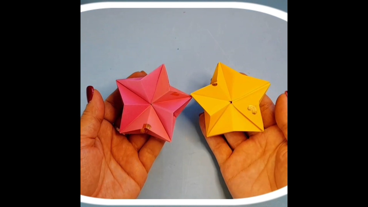 How to make an Origami Christmas star ✨?