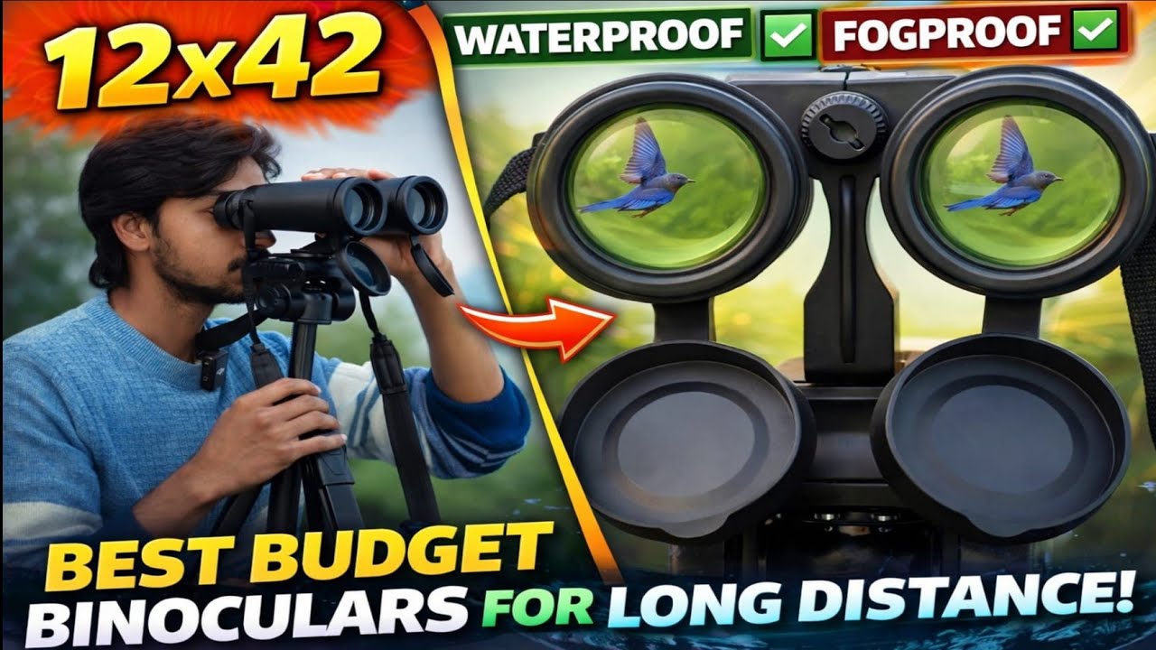 Best 12×42 Binocular for Wildlife & safari 🔭 | Budget Binocular for Travel & Bird Watching.