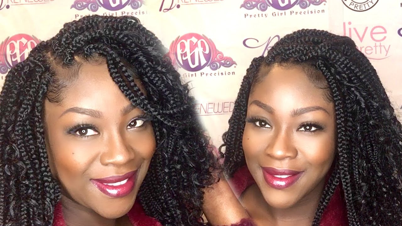 How To Crochet Zoey box braids with Water wave Hair{ Bohemian Braids}