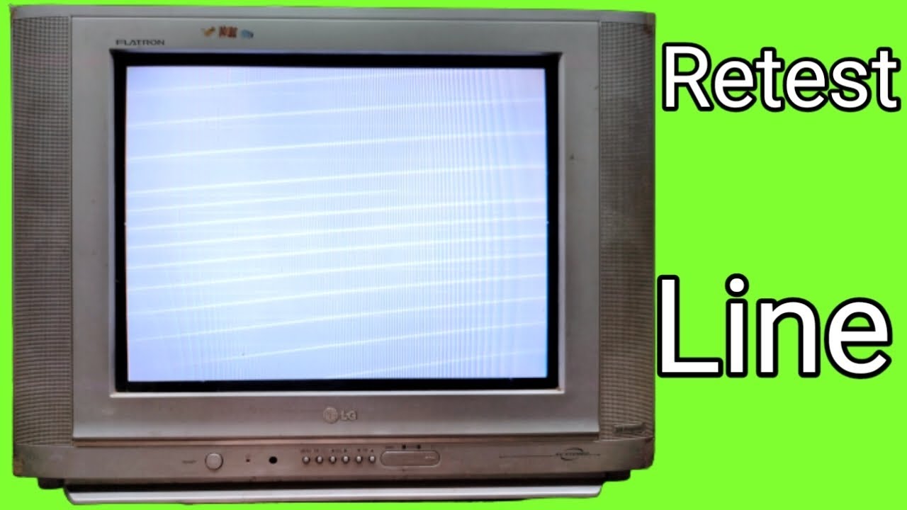 Lg Crt Tv Retrace Line Problem/Retrace line ko kaise Theek Karen