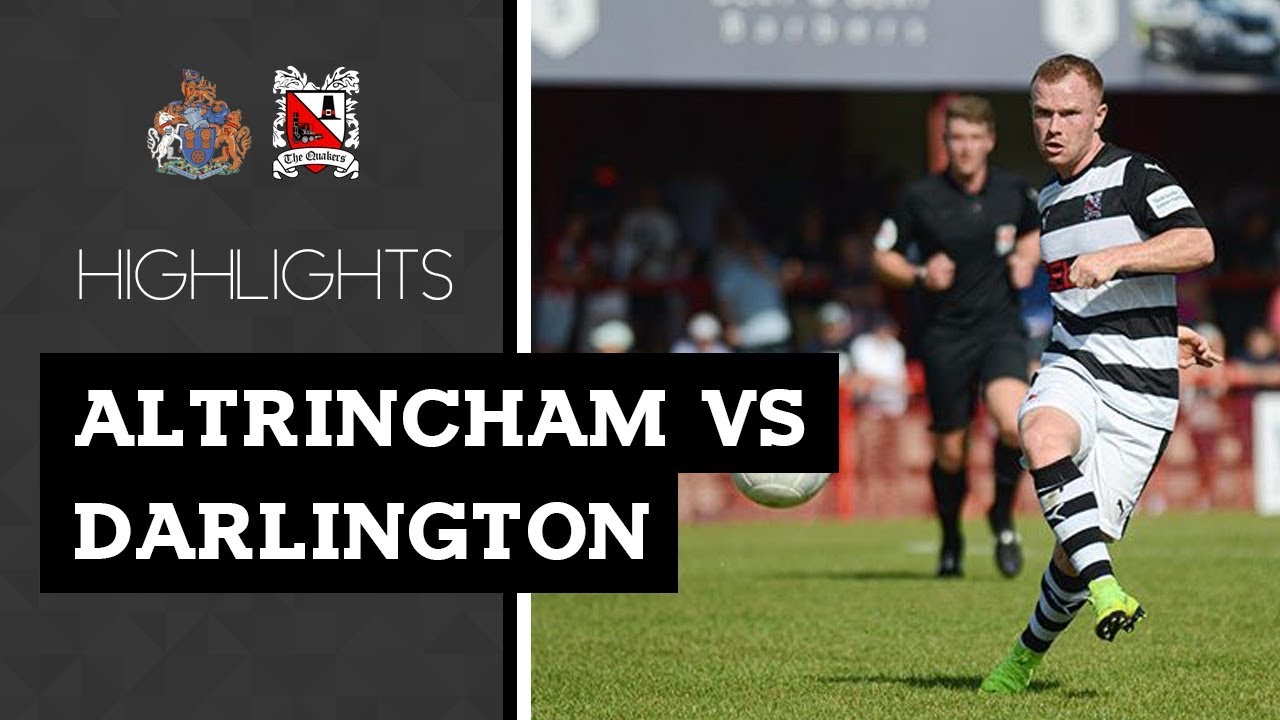 Altrincham 1-1 Darlington - Vanarama National League North - 2019/20