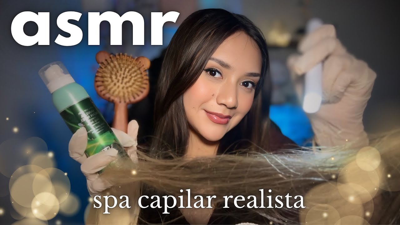 ASMR SPA CAPILAR / TRATAMIENTO 100% RELAJANTE (dormirás en segundos) 