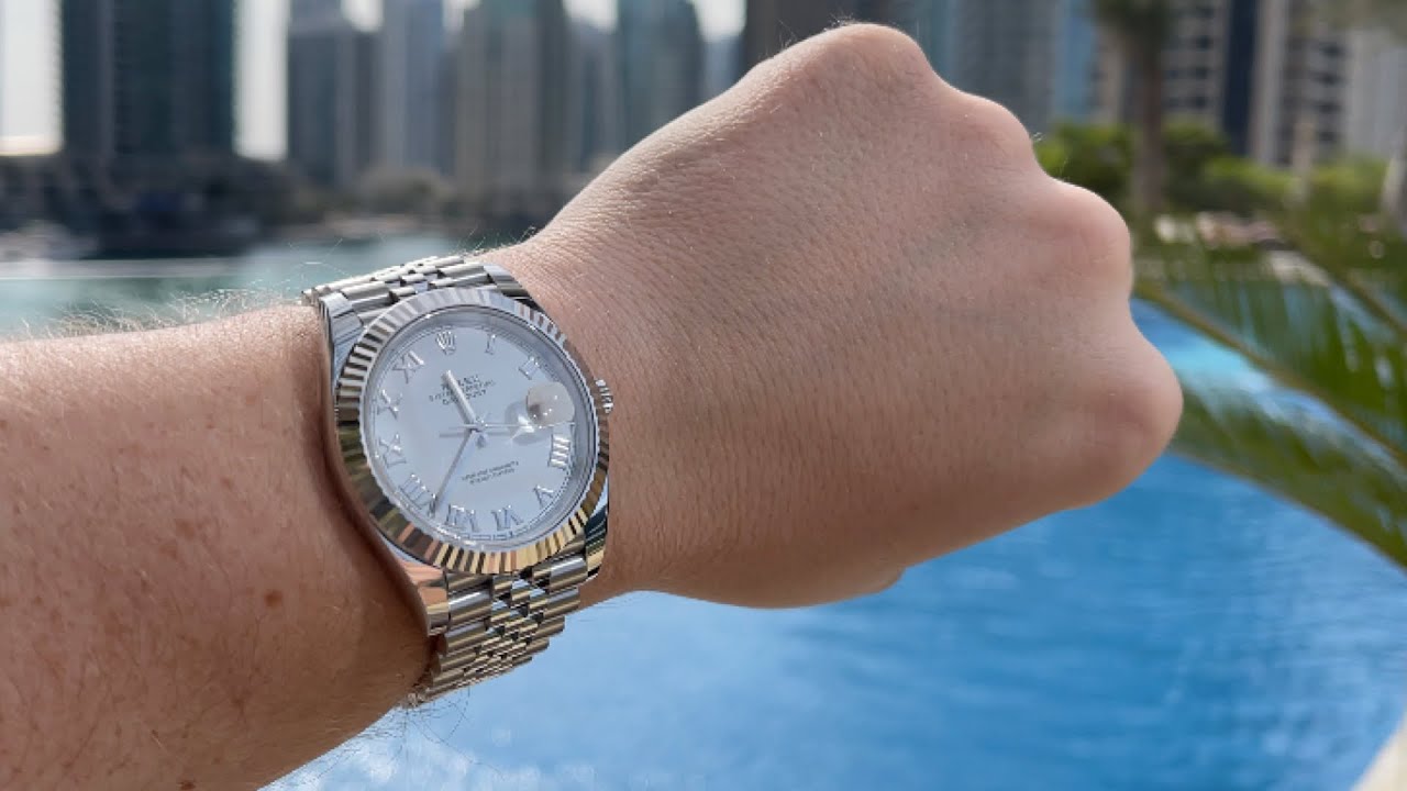 4K Unboxing & Review: $10,800 DateJust 41 white gold jubilee white dial ref. 126334