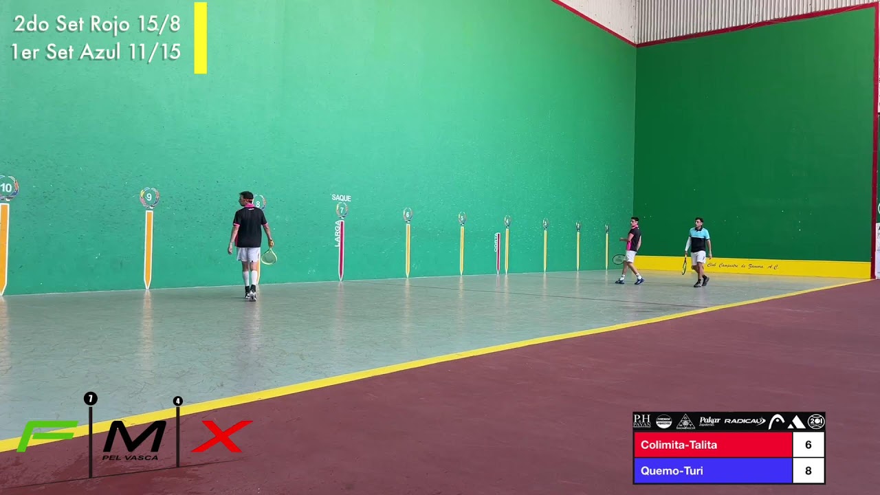 Abierto de Frontenis  Club Campestre Zamora 2025 FINAL  Colimita/Talita VS Quemo/Turi