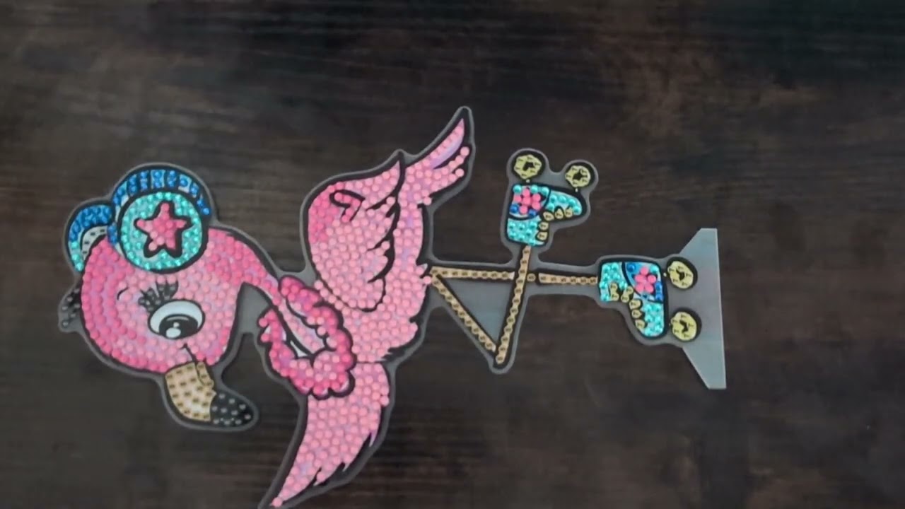 Freestyle Dienstag #Teil 3 #Diamond Painting #Schnubbi Flamingo Aufsteller 🥰