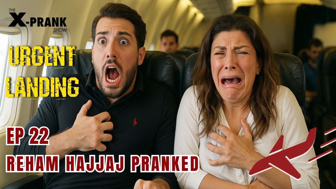 The X Prank Show: Urgent Landing Ep 22 | Flight Scare Prank on Reham Hajjaj مقلب الطيارة بريهام حجاج