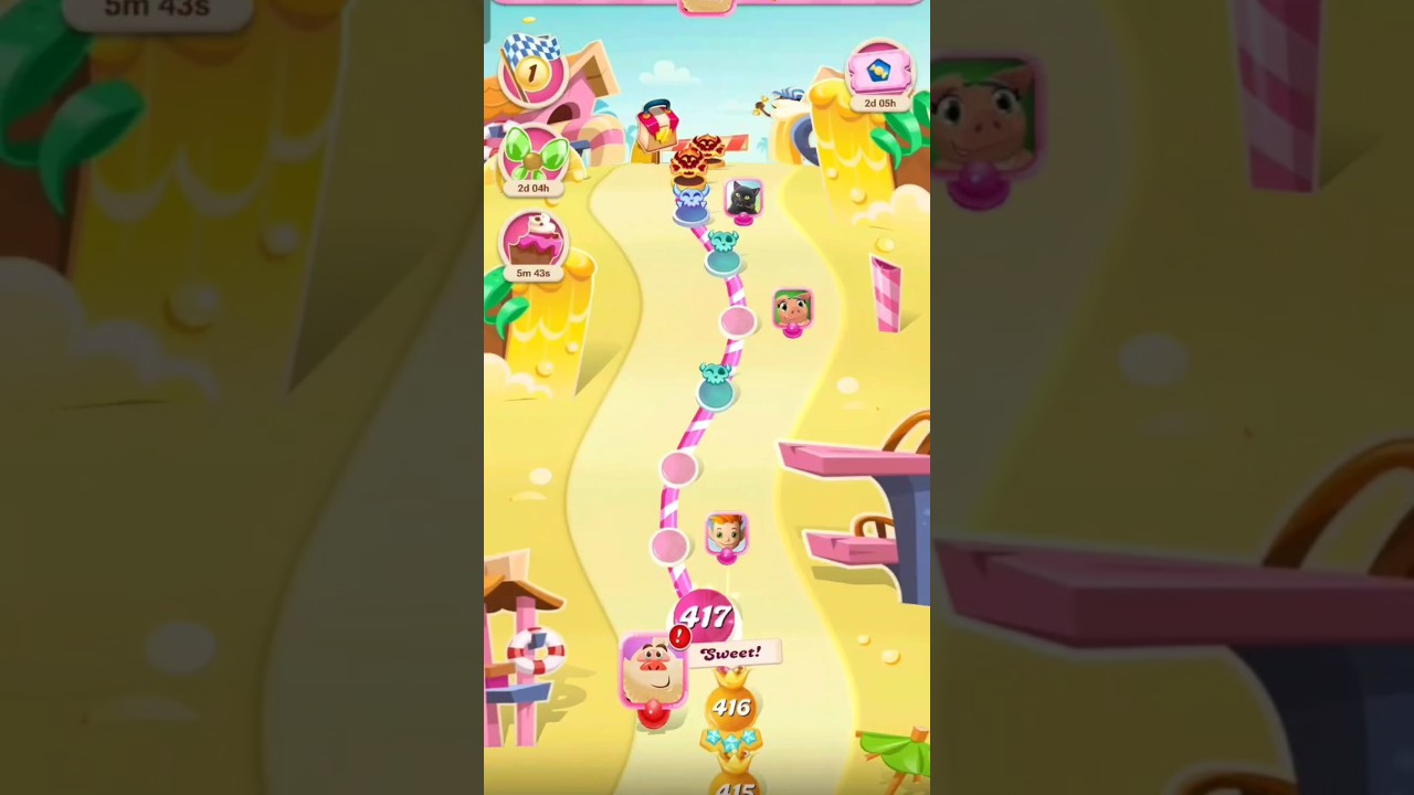 Level 417 crushed! 🍭💥 Sweet streak unlocked on Candy Crush! #CandyCrushSaga #Shorts #MobileGame #FYP