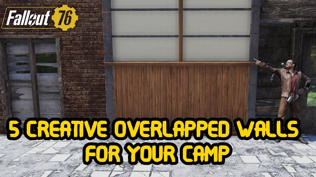 Fallout 76 camp tutorial - New Japanese walls, freezing room, modern house walls