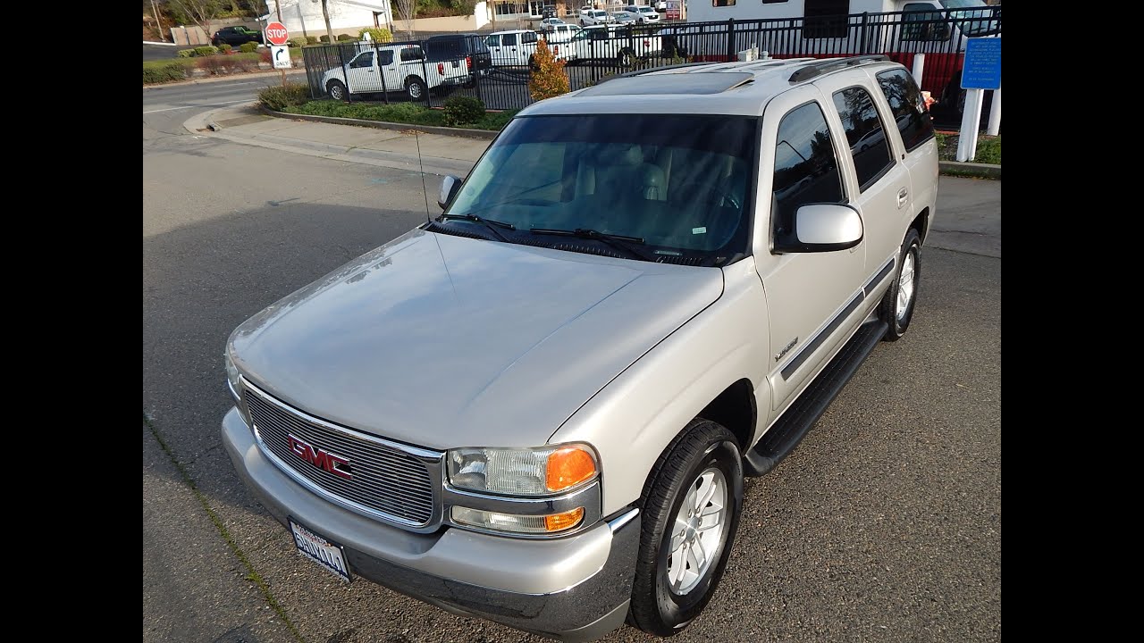 2004 GMC Yukon SLT with 3rd row seating.  Video overview and walk around.