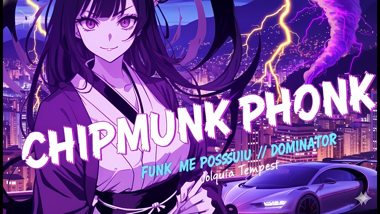 FUNK ME POSSUIU // DOMINATOR - Jolquia Tempest 🎧Chipmunk PHONK  Music🎧