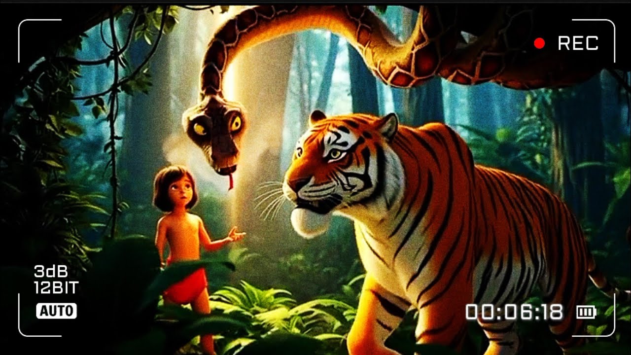 मोगली काआ और शेरखान की खतरनाक कहानी | Jungle Book Hindi Kahani | Kaa Hypnosis