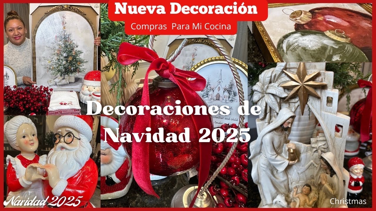 Decoraciones de Navidad 2025 🎄COMPRAS PARA LA COCINA 🧑&zwj;🎄🍬Decoraci&oacute;n Navide&ntilde;a
