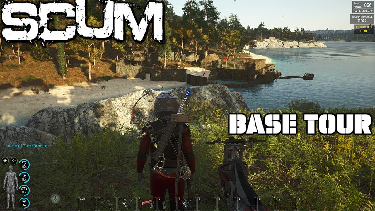 SCUM GAME - BASE TOUR PART 1 THE SEA FORT