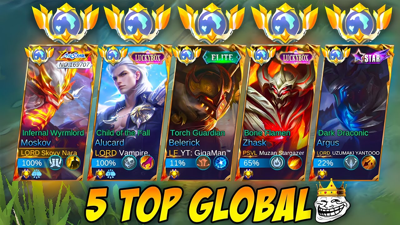 AKHIRNYA! 5 TOP GLOBAL BERSATU UNTUK MEMBANTAI PUBLIK! MUSUH JADI GA BERKUTIK ~ MLBB