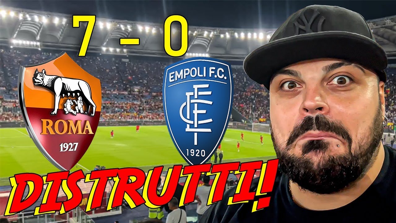 ROMA 7 -  0 EMPOLI !! OSPITE TRIBUNA D'ONORE - STADIO OLIMPICO