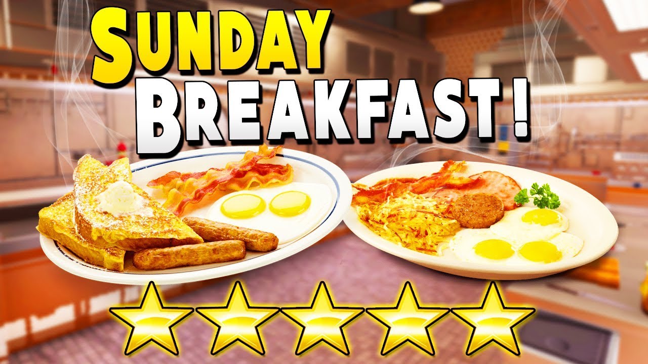 Moons Over My Hammy to Fruit Salad for Sunday Breakfast : Cooking Simulator Gameplay