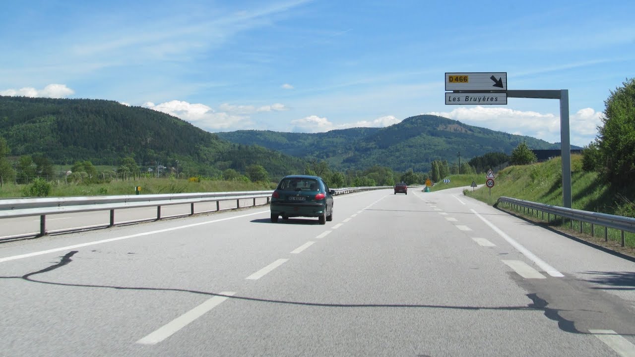 France: N66 Remiremont - Rupt (Vosges)