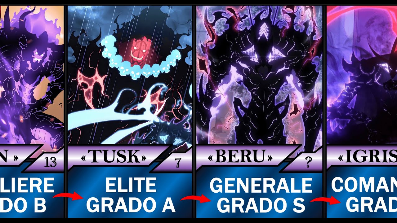 💥 Tutte le OMBRE in Solo Leveling classificate e SPIEGATE 💥 Solo Leveling Stagione 3 💥