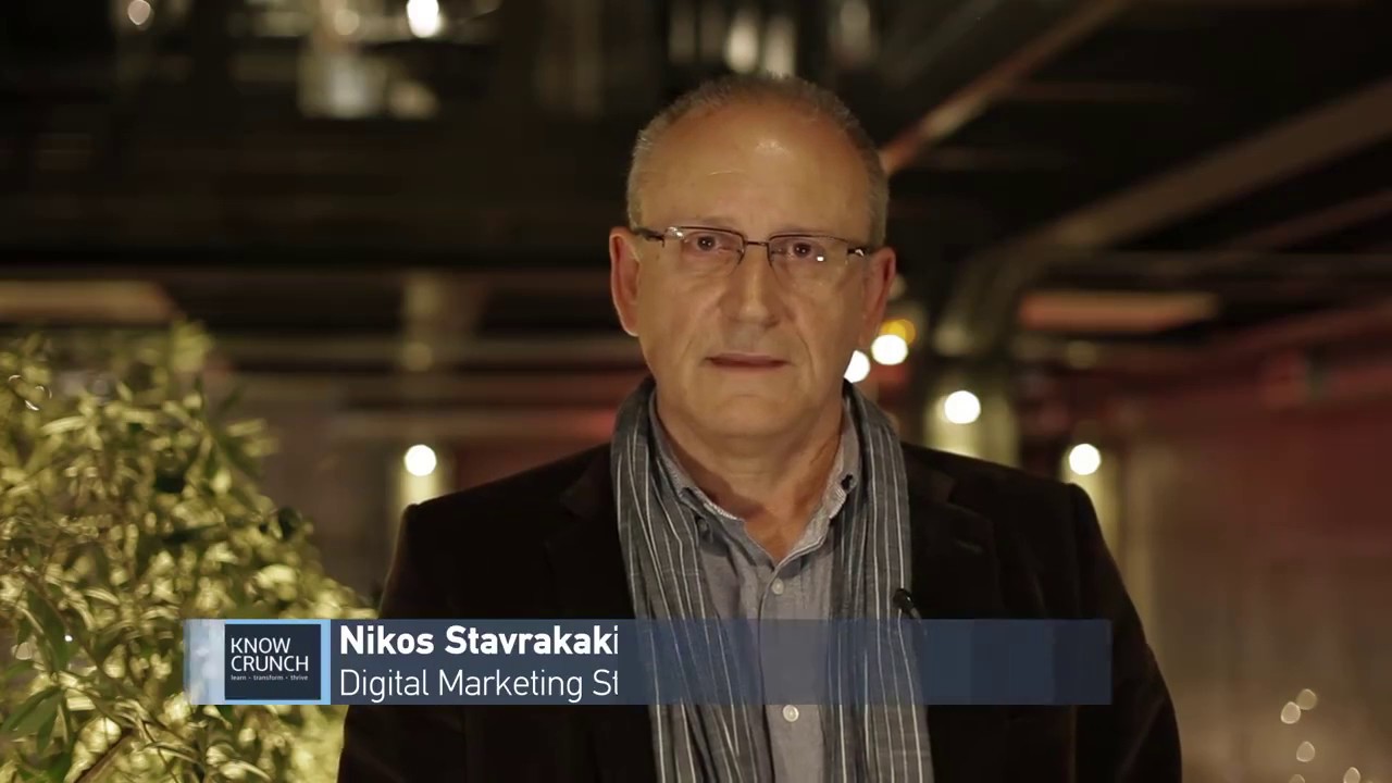 Nikos Stavrakakis -graduate of Diploma in Digital & Social Media