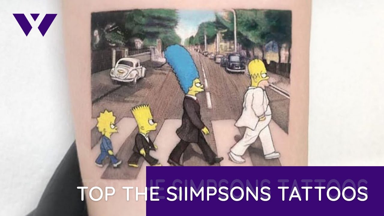TOP 50 original and graphic The Simpsons tattoos! Winkt Tattoo Inspiration. 2020 HD