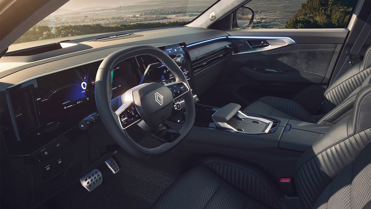 el volante y la palanca e-shifter