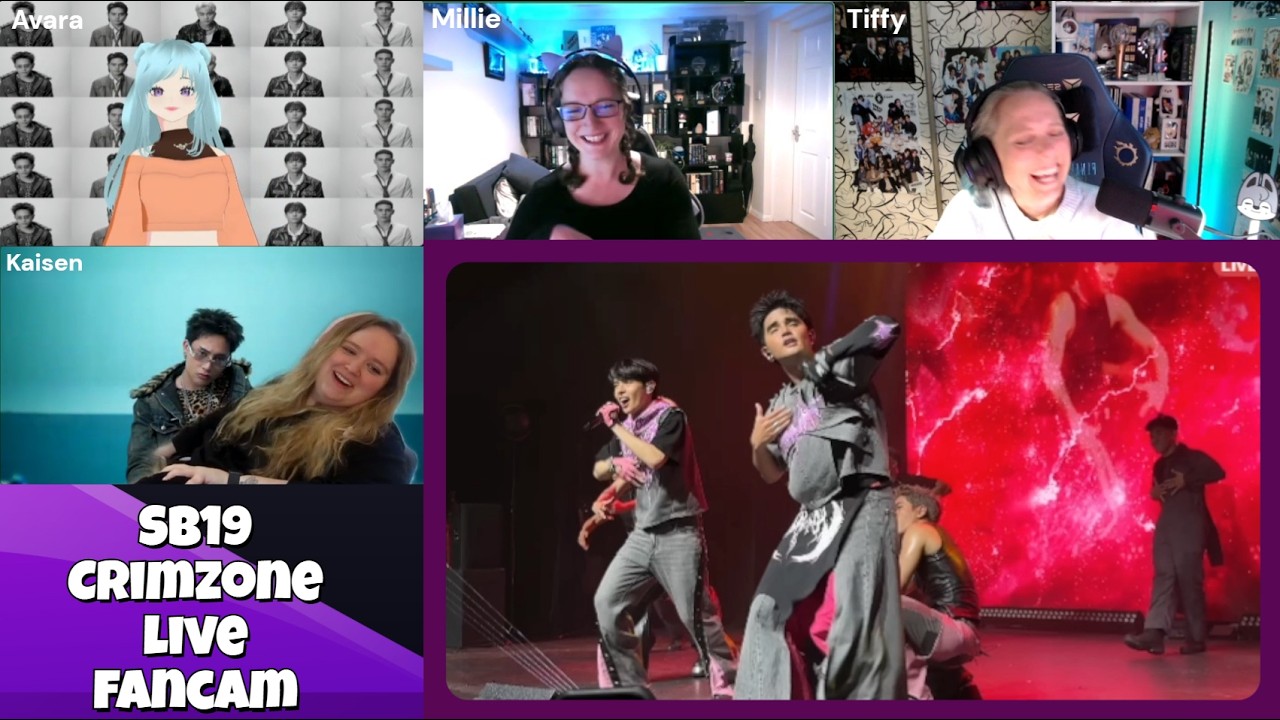 SB19 'Crimzone' live San Francisco fan cam reaction by SSOT8