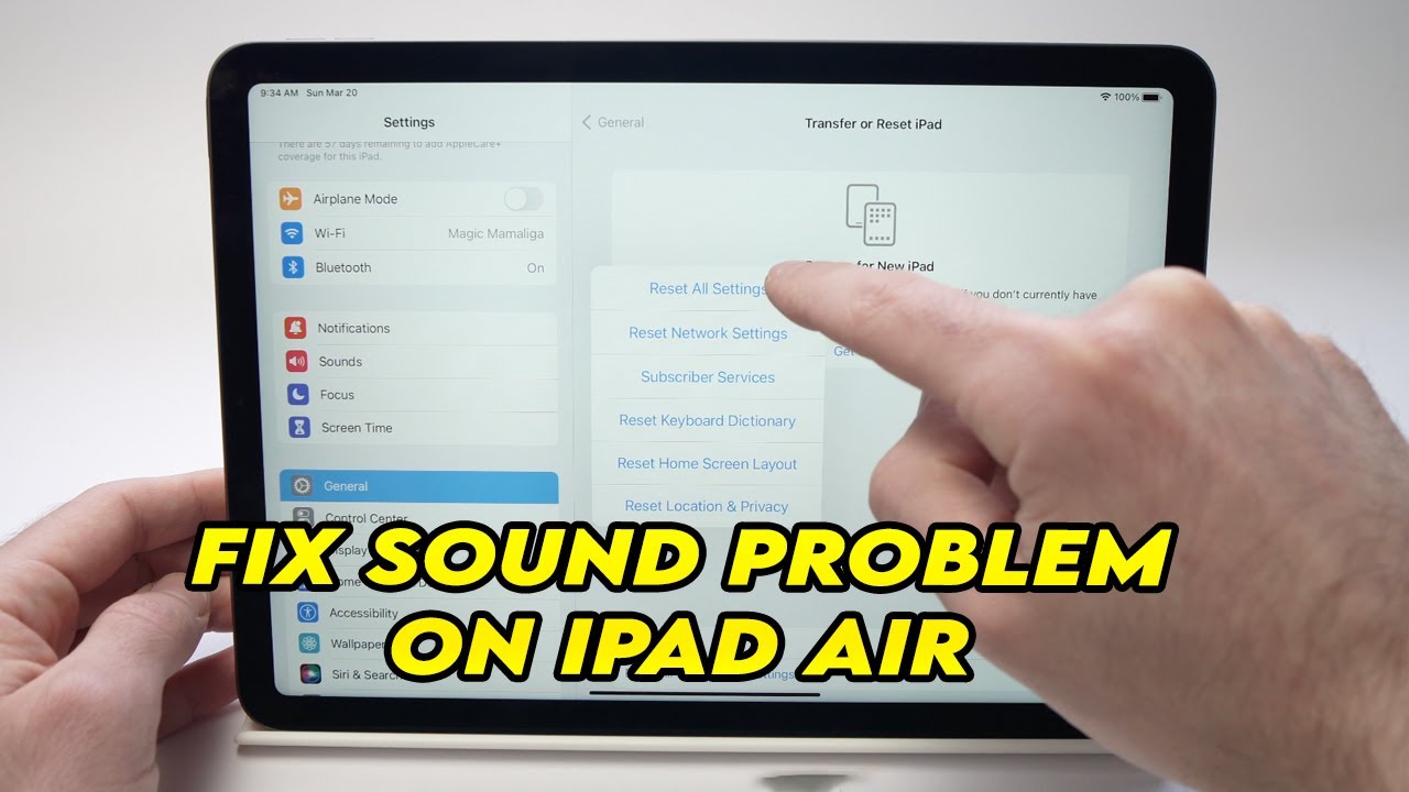 Как исправить проблемы со звуком и динамиками на iPad Air