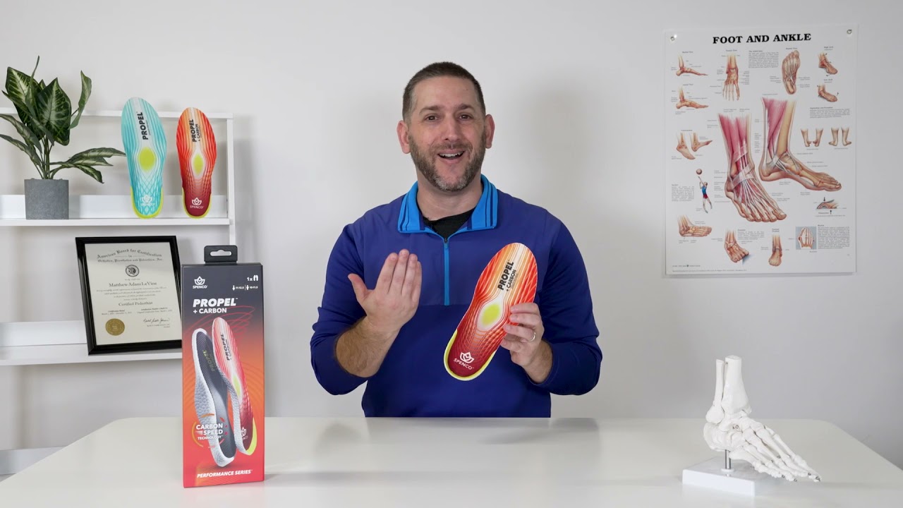 Spenco Propel + Carbon Performance Insoles - Advanced Technology