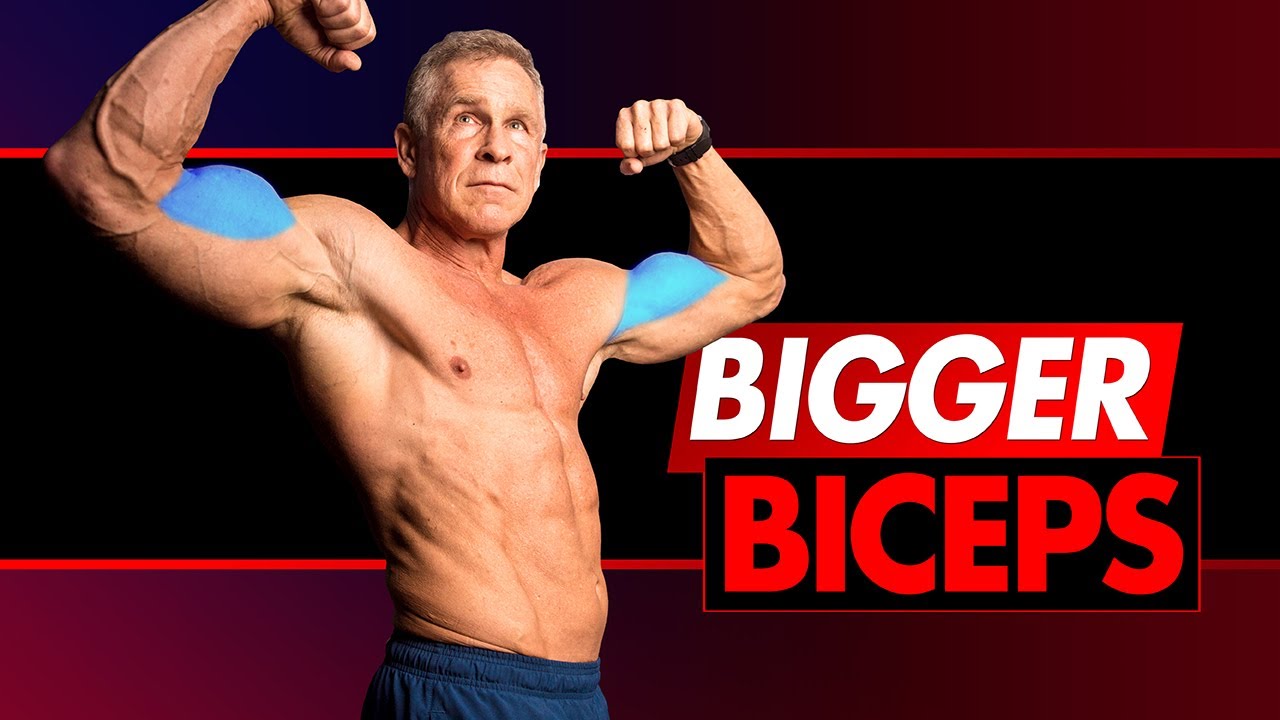 Biceps Workout At Home With Resistance Bands (Build BIGGER Biceps!)