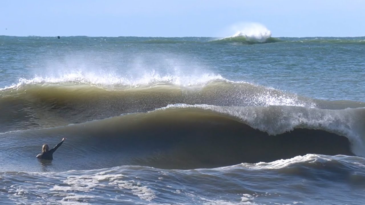 Tropical Cyclone Surf in New Jersey (TS Rose)