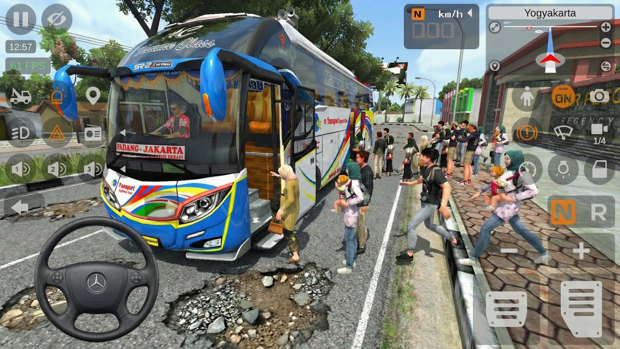 Bus Pariwisata ke Malioboro | Bus Simulator Indonesia Bussid